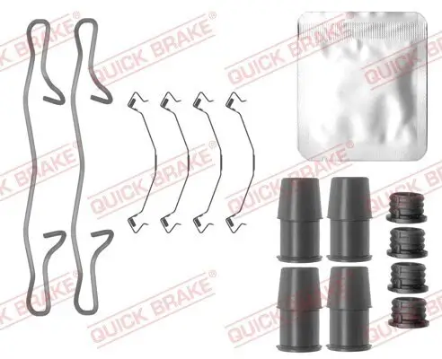 Zubehörsatz, Scheibenbremsbelag QUICK BRAKE 109-0155 Bild Zubehörsatz, Scheibenbremsbelag QUICK BRAKE 109-0155