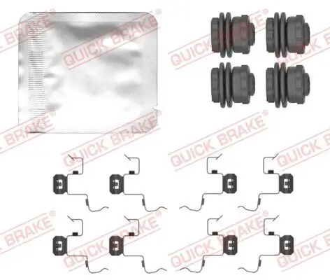 Zubehörsatz, Scheibenbremsbelag QUICK BRAKE 109-0156