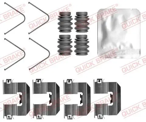 Zubehörsatz, Scheibenbremsbelag QUICK BRAKE 109-0165 Bild Zubehörsatz, Scheibenbremsbelag QUICK BRAKE 109-0165