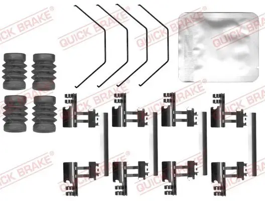 Zubehörsatz, Scheibenbremsbelag QUICK BRAKE 109-0170 Bild Zubehörsatz, Scheibenbremsbelag QUICK BRAKE 109-0170