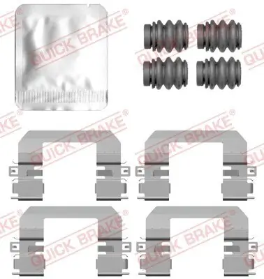 Zubehörsatz, Scheibenbremsbelag QUICK BRAKE 109-0176 Bild Zubehörsatz, Scheibenbremsbelag QUICK BRAKE 109-0176