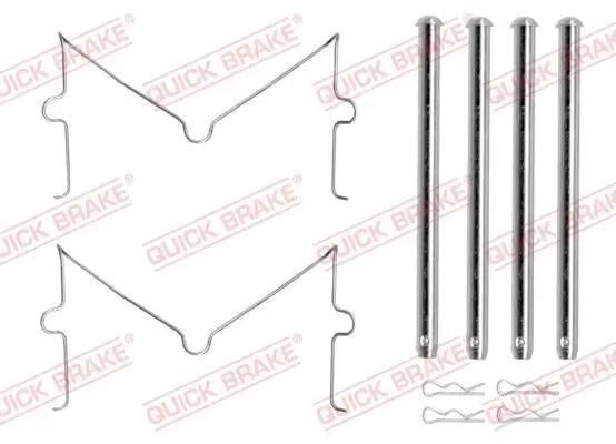 Zubehörsatz, Scheibenbremsbelag QUICK BRAKE 109-0180