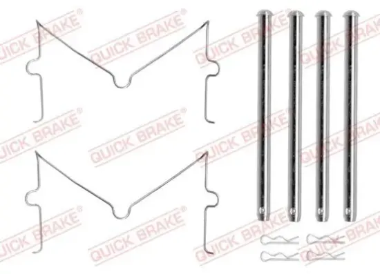 Zubehörsatz, Scheibenbremsbelag QUICK BRAKE 109-0180 Bild Zubehörsatz, Scheibenbremsbelag QUICK BRAKE 109-0180