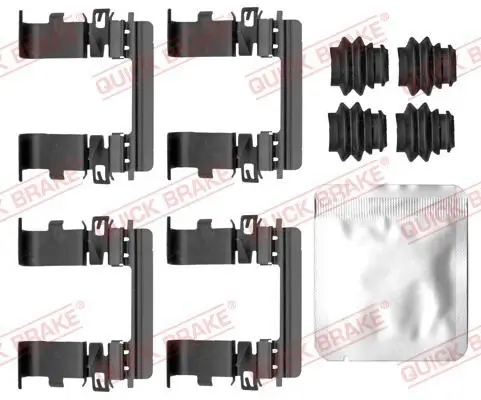 Zubehörsatz, Scheibenbremsbelag QUICK BRAKE 109-0185 Bild Zubehörsatz, Scheibenbremsbelag QUICK BRAKE 109-0185