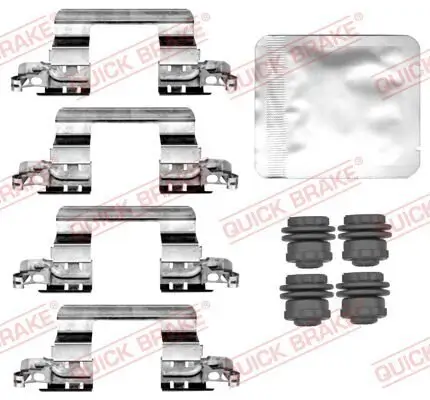 Zubehörsatz, Scheibenbremsbelag QUICK BRAKE 109-0187 Bild Zubehörsatz, Scheibenbremsbelag QUICK BRAKE 109-0187