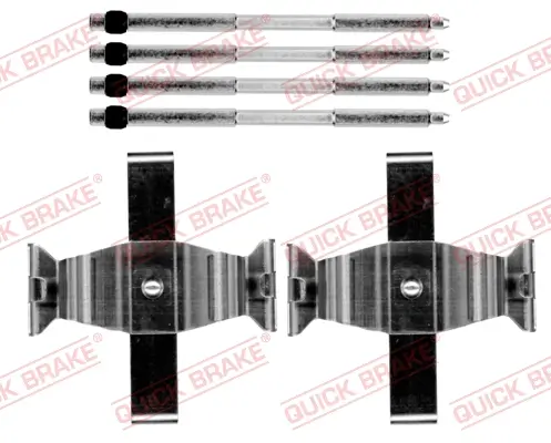 Zubehörsatz, Scheibenbremsbelag QUICK BRAKE 109-0205 Bild Zubehörsatz, Scheibenbremsbelag QUICK BRAKE 109-0205