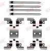 Zubehörsatz, Scheibenbremsbelag Vorderachse QUICK BRAKE 109-0206