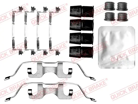 Zubehörsatz, Scheibenbremsbelag Hinterachse QUICK BRAKE 109-0209 Bild Zubehörsatz, Scheibenbremsbelag Hinterachse QUICK BRAKE 109-0209