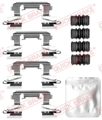 Zubehörsatz, Scheibenbremsbelag Vorderachse QUICK BRAKE 109-0210