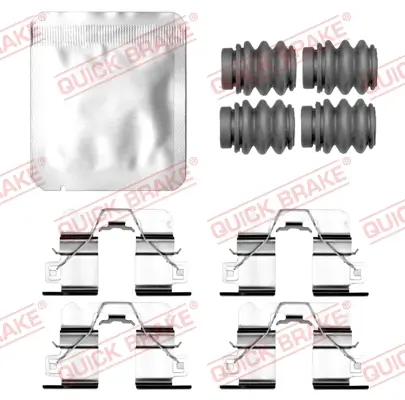 Zubehörsatz, Scheibenbremsbelag Hinterachse QUICK BRAKE 109-0213