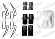 Zubehörsatz, Scheibenbremsbelag Hinterachse QUICK BRAKE 109-0217