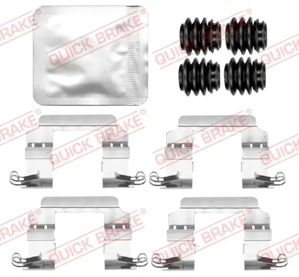 Zubehörsatz, Scheibenbremsbelag Vorderachse QUICK BRAKE 109-0226