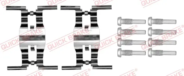 Zubehörsatz, Scheibenbremsbelag Vorderachse QUICK BRAKE 109-0231