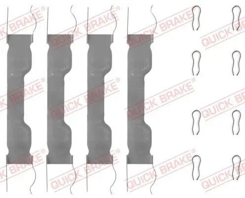 Zubehörsatz, Scheibenbremsbelag QUICK BRAKE 109-0909