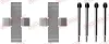Zubehörsatz, Scheibenbremsbelag Vorderachse QUICK BRAKE 109-0913