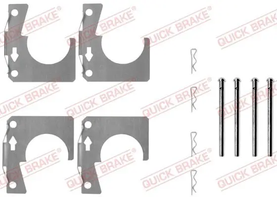 Zubehörsatz, Scheibenbremsbelag QUICK BRAKE 109-0914