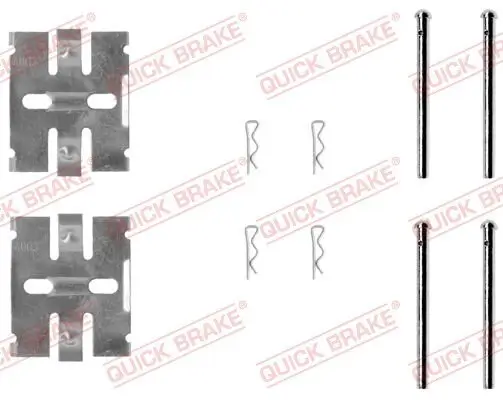 Zubehörsatz, Scheibenbremsbelag QUICK BRAKE 109-0932