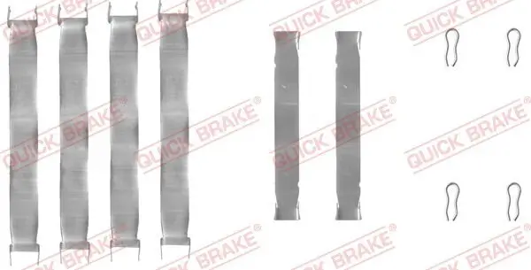 Zubehörsatz, Scheibenbremsbelag QUICK BRAKE 109-0937