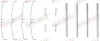 Zubehörsatz, Scheibenbremsbelag Vorderachse QUICK BRAKE 109-0965