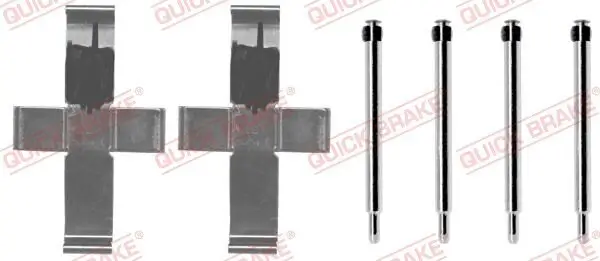 Zubehörsatz, Scheibenbremsbelag Vorderachse QUICK BRAKE 109-0979