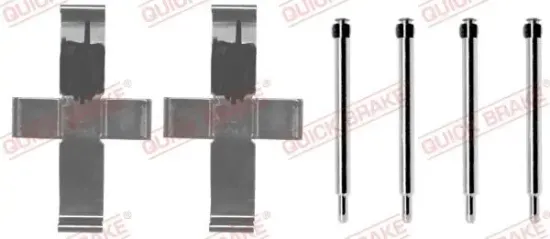 Zubehörsatz, Scheibenbremsbelag Vorderachse QUICK BRAKE 109-0979 Bild Zubehörsatz, Scheibenbremsbelag Vorderachse QUICK BRAKE 109-0979