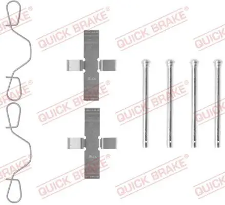 Zubehörsatz, Scheibenbremsbelag QUICK BRAKE 109-0982