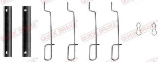 Zubehörsatz, Scheibenbremsbelag QUICK BRAKE 109-0992 Bild Zubehörsatz, Scheibenbremsbelag QUICK BRAKE 109-0992