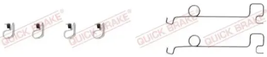 Zubehörsatz, Scheibenbremsbelag Vorderachse QUICK BRAKE 109-0994 Bild Zubehörsatz, Scheibenbremsbelag Vorderachse QUICK BRAKE 109-0994