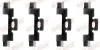 Zubehörsatz, Scheibenbremsbelag Vorderachse QUICK BRAKE 109-1027
