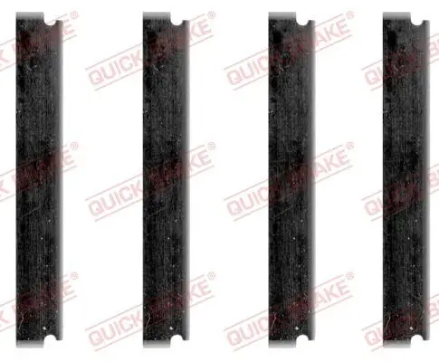 Zubehörsatz, Scheibenbremsbelag Vorderachse QUICK BRAKE 109-1028 Bild Zubehörsatz, Scheibenbremsbelag Vorderachse QUICK BRAKE 109-1028