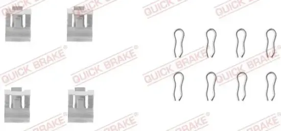 Zubehörsatz, Scheibenbremsbelag QUICK BRAKE 109-1055 Bild Zubehörsatz, Scheibenbremsbelag QUICK BRAKE 109-1055