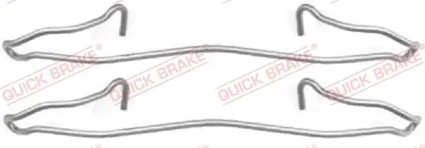 Zubehörsatz, Scheibenbremsbelag QUICK BRAKE 109-1057