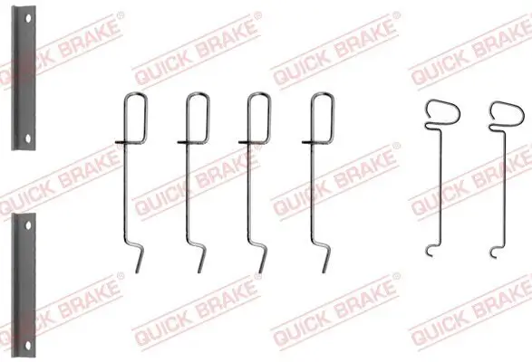 Zubehörsatz, Scheibenbremsbelag QUICK BRAKE 109-1070