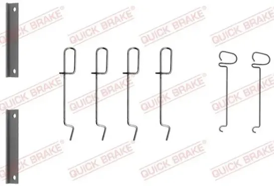 Zubehörsatz, Scheibenbremsbelag QUICK BRAKE 109-1070 Bild Zubehörsatz, Scheibenbremsbelag QUICK BRAKE 109-1070