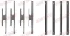 Zubehörsatz, Scheibenbremsbelag Vorderachse QUICK BRAKE 109-1072