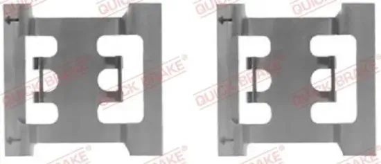 Zubehörsatz, Scheibenbremsbelag Vorderachse QUICK BRAKE 109-1083 Bild Zubehörsatz, Scheibenbremsbelag Vorderachse QUICK BRAKE 109-1083