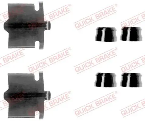 Zubehörsatz, Scheibenbremsbelag QUICK BRAKE 109-1084 Bild Zubehörsatz, Scheibenbremsbelag QUICK BRAKE 109-1084