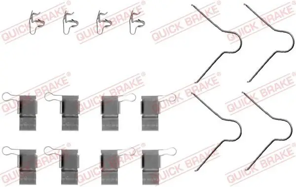 Zubehörsatz, Scheibenbremsbelag QUICK BRAKE 109-1089