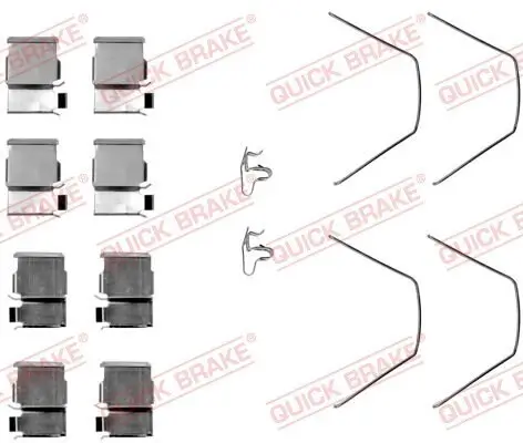 Zubehörsatz, Scheibenbremsbelag QUICK BRAKE 109-1093 Bild Zubehörsatz, Scheibenbremsbelag QUICK BRAKE 109-1093