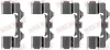 Zubehörsatz, Scheibenbremsbelag Vorderachse QUICK BRAKE 109-1104