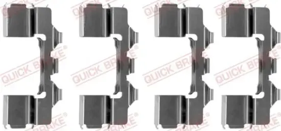 Zubehörsatz, Scheibenbremsbelag QUICK BRAKE 109-1104 Bild Zubehörsatz, Scheibenbremsbelag QUICK BRAKE 109-1104