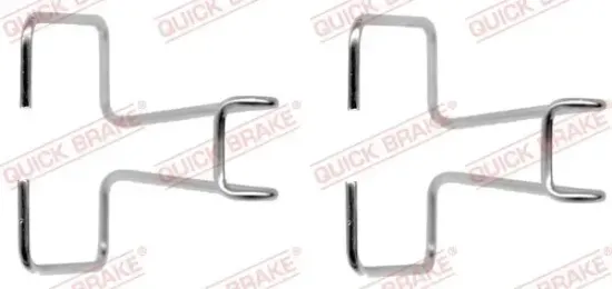 Zubehörsatz, Scheibenbremsbelag Vorderachse QUICK BRAKE 109-1111 Bild Zubehörsatz, Scheibenbremsbelag Vorderachse QUICK BRAKE 109-1111