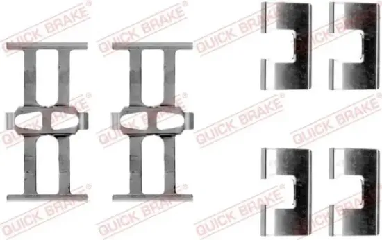 Zubehörsatz, Scheibenbremsbelag QUICK BRAKE 109-1118 Bild Zubehörsatz, Scheibenbremsbelag QUICK BRAKE 109-1118