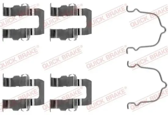 Zubehörsatz, Scheibenbremsbelag Hinterachse QUICK BRAKE 109-1119 Bild Zubehörsatz, Scheibenbremsbelag Hinterachse QUICK BRAKE 109-1119