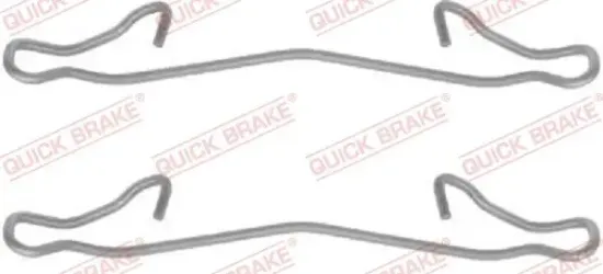 Zubehörsatz, Scheibenbremsbelag QUICK BRAKE 109-1121 Bild Zubehörsatz, Scheibenbremsbelag QUICK BRAKE 109-1121