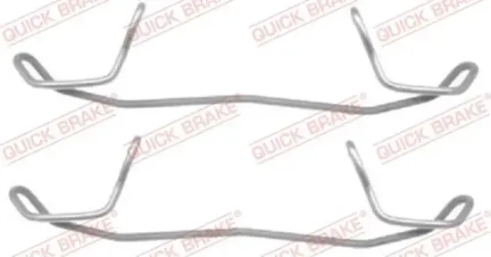 Zubehörsatz, Scheibenbremsbelag QUICK BRAKE 109-1123 Bild Zubehörsatz, Scheibenbremsbelag QUICK BRAKE 109-1123