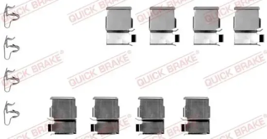 Zubehörsatz, Scheibenbremsbelag QUICK BRAKE 109-1133 Bild Zubehörsatz, Scheibenbremsbelag QUICK BRAKE 109-1133