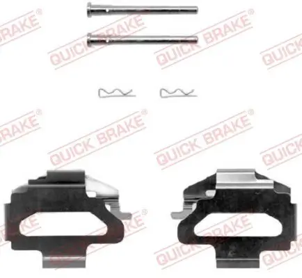 Zubehörsatz, Scheibenbremsbelag QUICK BRAKE 109-1141 Bild Zubehörsatz, Scheibenbremsbelag QUICK BRAKE 109-1141