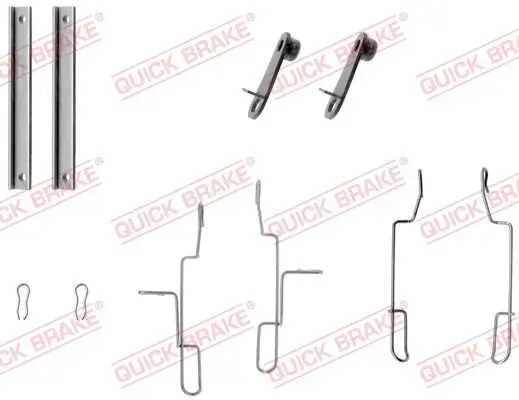 Zubehörsatz, Scheibenbremsbelag QUICK BRAKE 109-1147