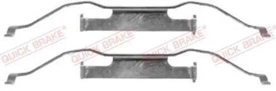 Zubehörsatz, Scheibenbremsbelag QUICK BRAKE 109-1148 Bild Zubehörsatz, Scheibenbremsbelag QUICK BRAKE 109-1148